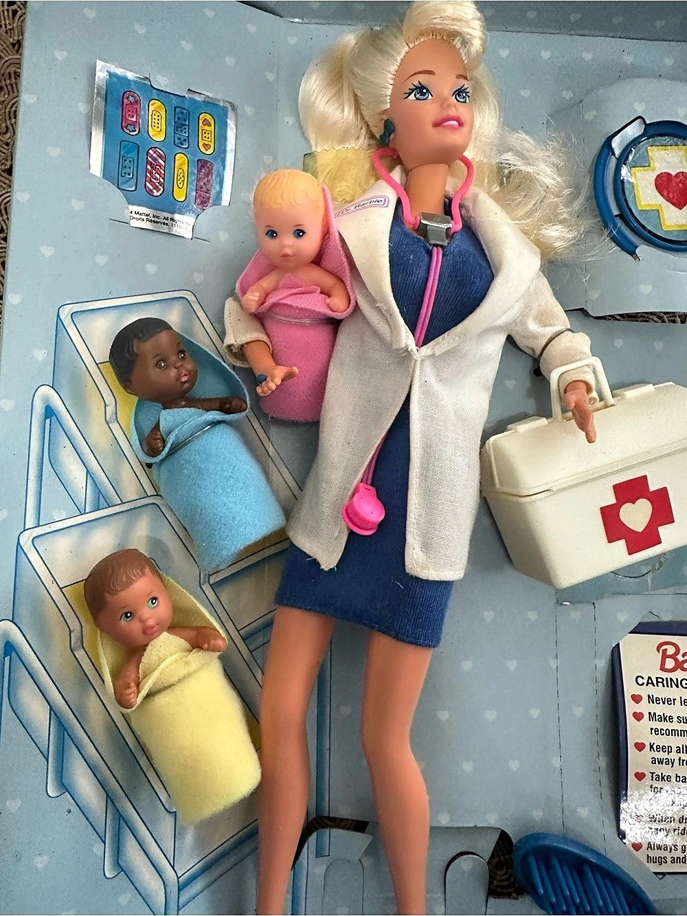 Vintage 1993 Dr. Barbie Playset (Mattel #15803)